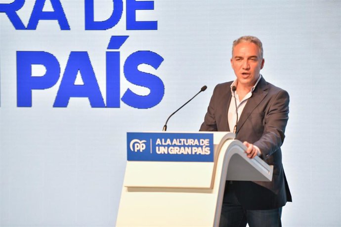 Elías Bendodo (PP) en la clausura de la interparlamentaria de Toledo