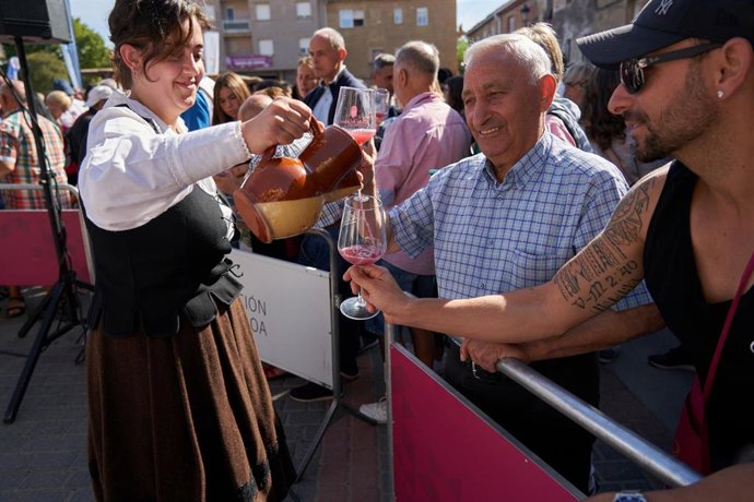 Fiesta de la Vendimia de Rioja Alavesa celebrada este domingo en Lanciego