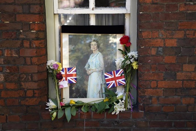 Un retrato de Isabel II en Windsor