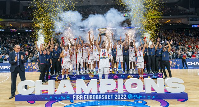 España, campeona del Eurobasket 2022.