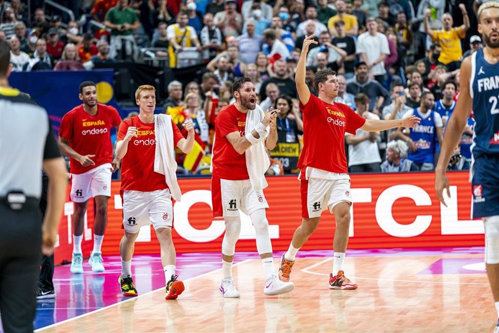 La selección española en el Eurobasket 2022.