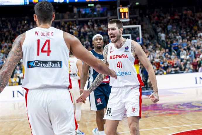 Juancho Hernángomez en el Eurobasket 2022.