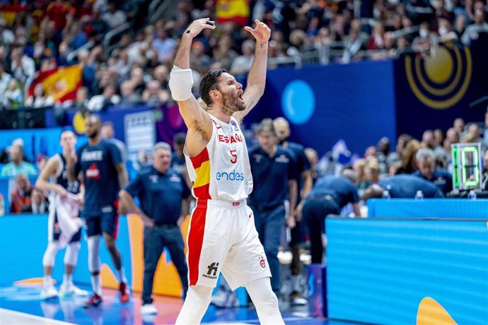 Rudy Fernández en el Eurobasket 2022.