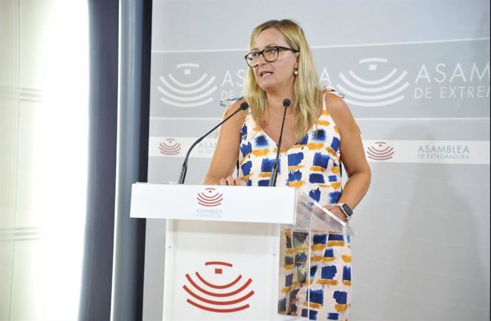 La presidenta de la Asamblea, Blanca Martín, en una foto de archivo