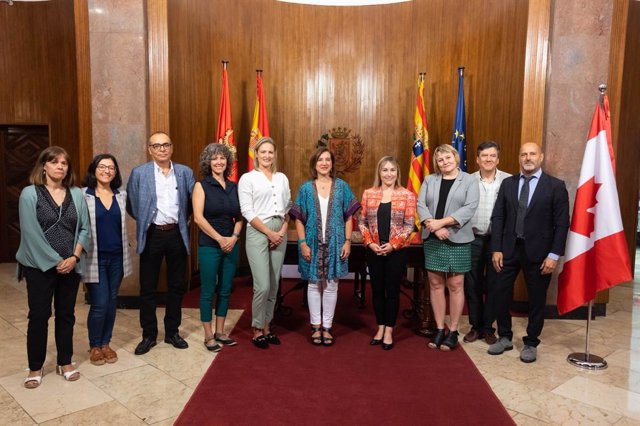 Una delegación canadiense de Ottawa visita Zaragoza para avanzar en el intercambio de proyectos sostenibilidad