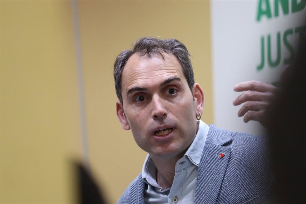 El coordinador general de IU Andalucía, Toni Valero.