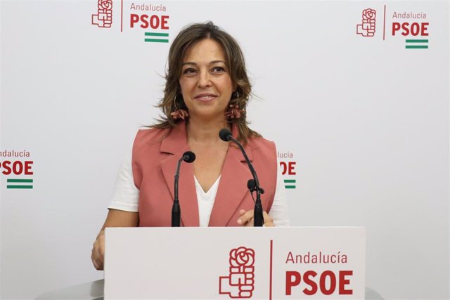 La parlamentaria del PSOE-A en el Parlamento de Andalucía, Isabel Ambrosio, en una imagen de archivo. 