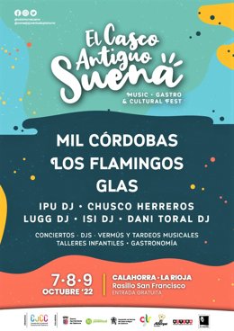 Los días 7, 8 y 9 de octubre tendrá lugar la tercera edición de El Casco Antiguo Suena, enclavado dentro de Calahorra Suena"