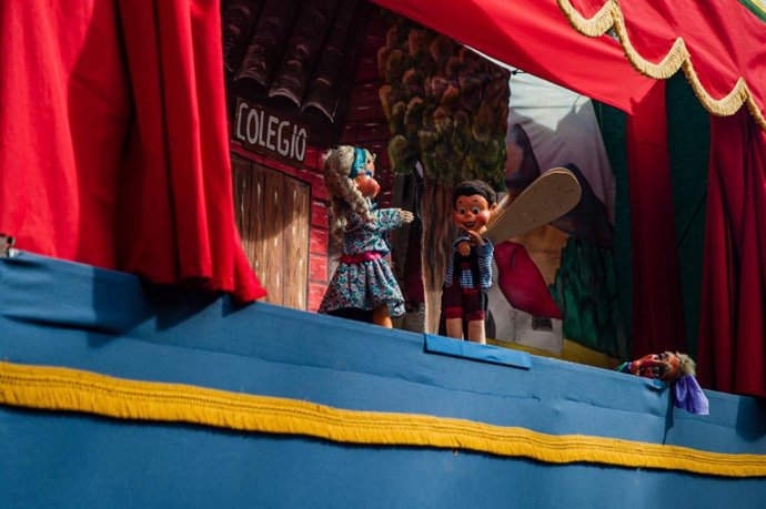 Archivo - Representación infantil de Gorgorito de Maese Villarejo