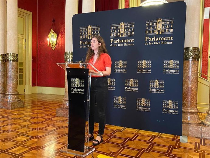 La portavoz parlamentaria adjunta de Unidas Podemos, Esperana Sans.