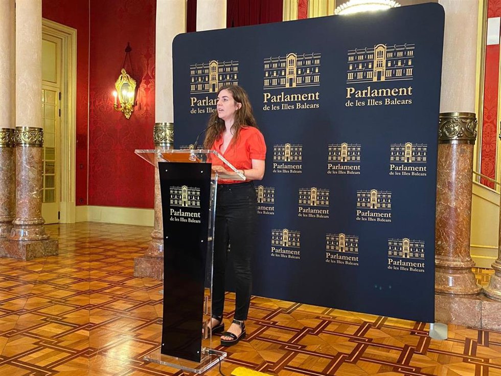 La portavoz parlamentaria adjunta de Unidas Podemos, Esperana Sans.