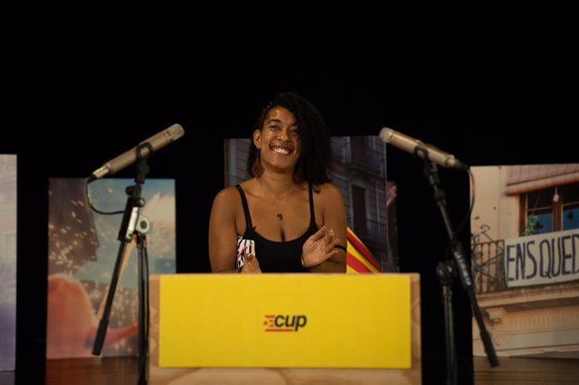 La diputada de la CUP i candidata a l'alcaldia de Barcelona el 2023, Basha Changuerra.