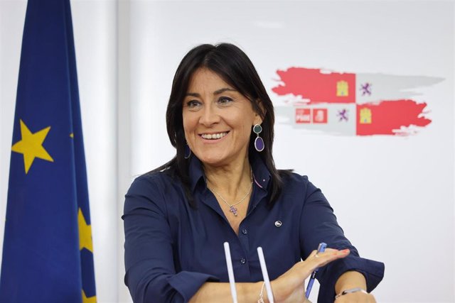 Ana Sánchez tras la Comisión de Ética de la Comisión Ejecutiva Autonómica (CEA) del PSOE de Castilla y León