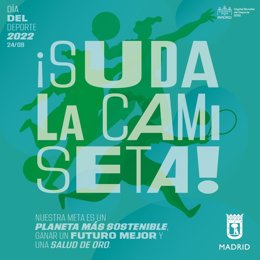 Cartel del Día del Deporte 2022 en Madrid