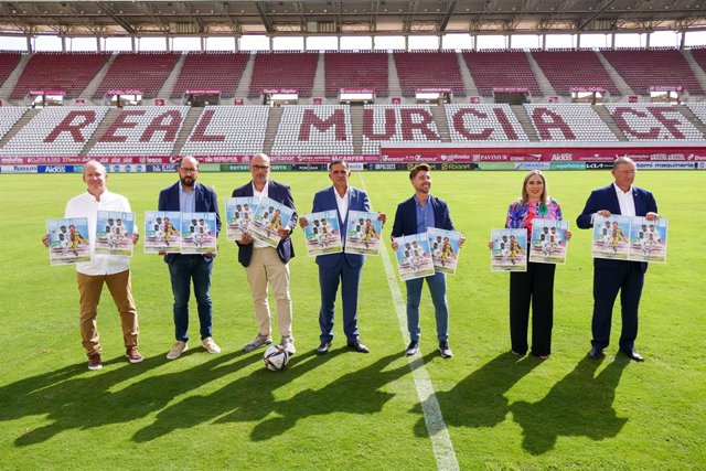 Presentación de los dos partidos amistosos que se disputarán próximamente en Murcia, en el marco de la fase de preparación para el Mundial de Qatar.