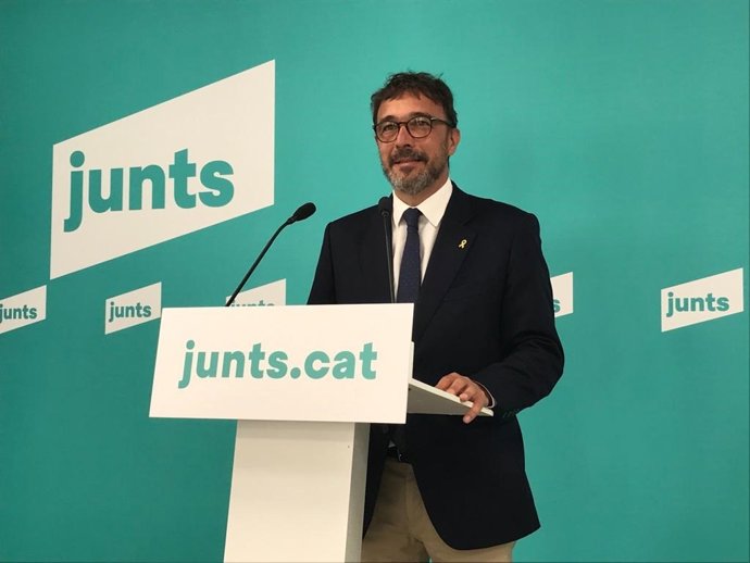 El portavoz de Junts, Josep Rius