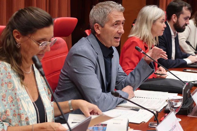 El conseller de Educación de la Generalitat, Josep Gonzlez-Cambray, en la comisión de Educación del Parlament a 19 de septiembre de 2022