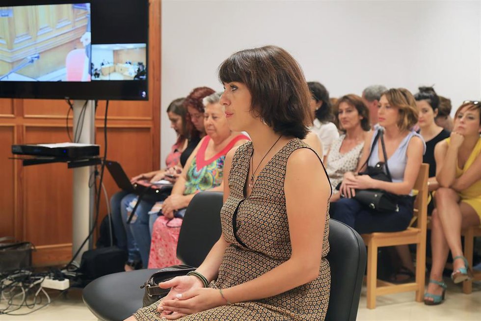 Archivo - Juana Rivas declara en el juicio por la presunta sustracción de sus hijos, en imagen de archivo