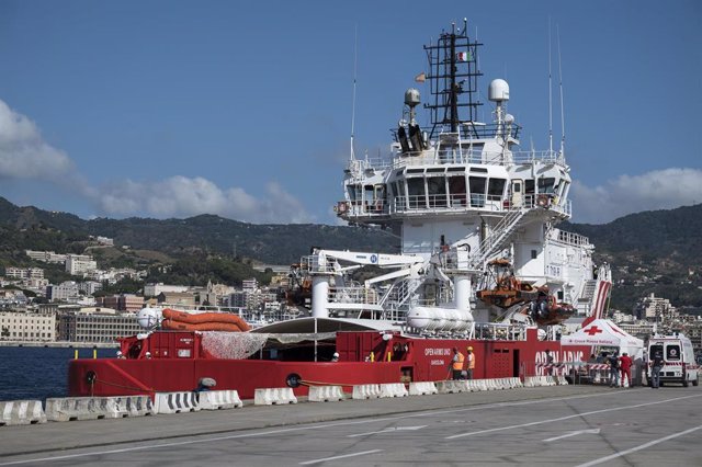 El buque de rescate humanitario 'Open Arms Uno'