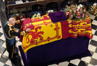 La capilla de Windsor acoge el último homenaje público a Isabel II