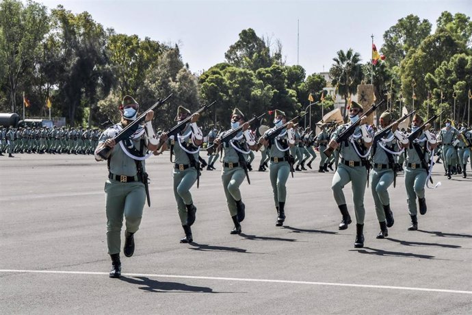 Archivo - La Brigada de la Legión conmemora su 101 aniversario fundacional