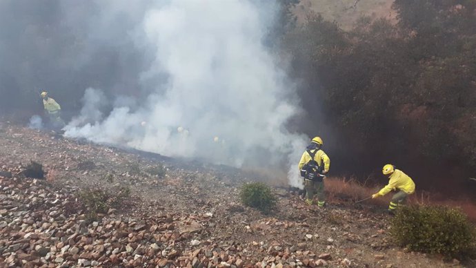 Controlado el incendio forestal en Cumbres de San Bartolomé