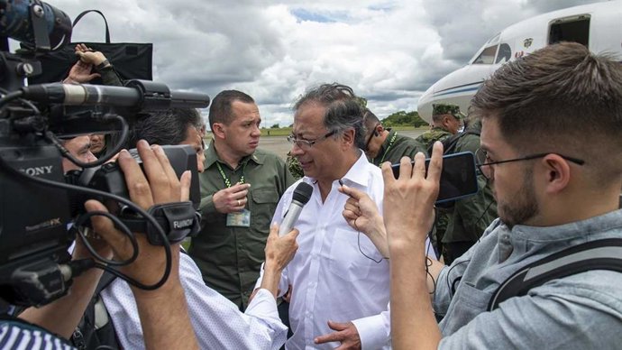 El presidente de Colombia, Gustavo Petro