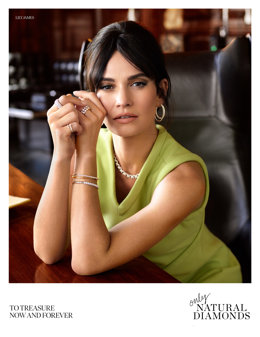 Lily James Stars in Natural Diamond Council's Campaign as the New Global Ambassador