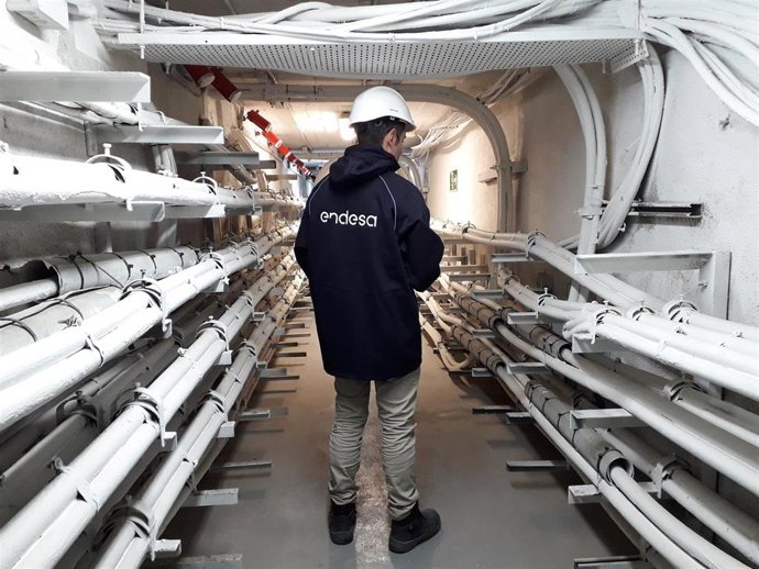 Archivo - Subestación de Mata de Barcelona de Endesa