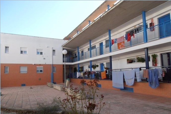 Imagen de las viviendas de San Juan del Puerto (Huelva).