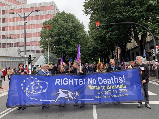 Marcha contra las muertes en las fronteras de Europa