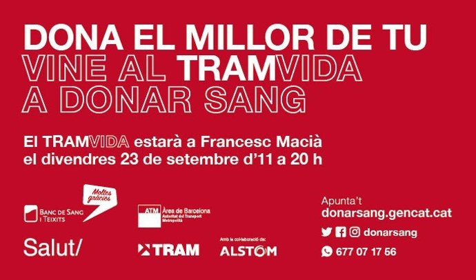 El cartell de la campanya de Tram