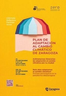 Imagen de la portada del futuro Plan de Adaptación al Cambio Climático de Zaragoza