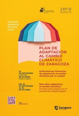 Imagen de la portada del futuro Plan de Adaptación al Cambio Climático de Zaragoza