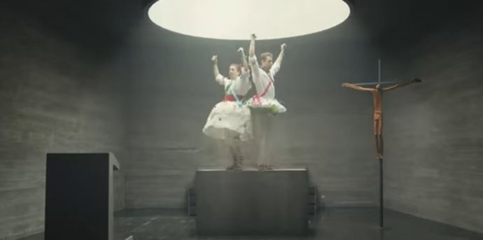 Imagen calificada de ofensiva por la Diócesis riojana