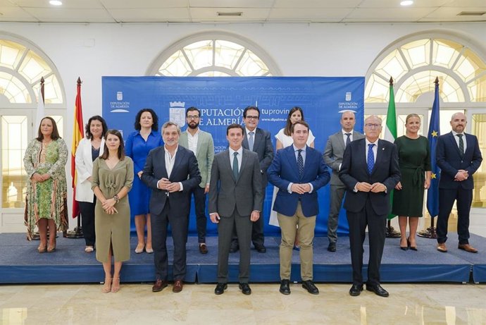 Nuevo equipo de gobierno de la Diputación de Almería.