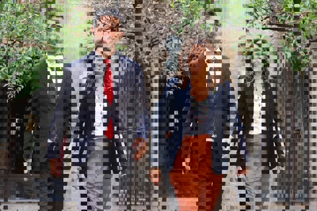 El vicepresidente, Jordi Puigneró, y la consellera de Presidencia, Laura Vilagrà