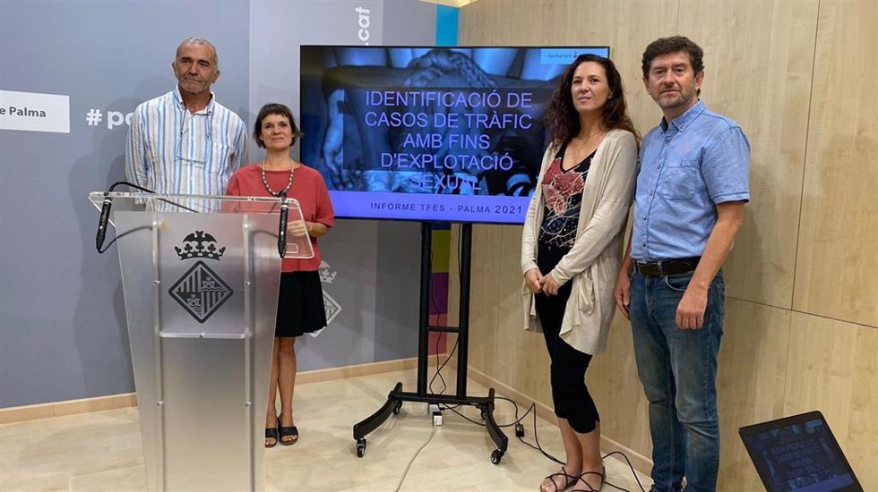 Presentación de los datos del estudio sobre mujeres víctimas de trata sexual en Palma.