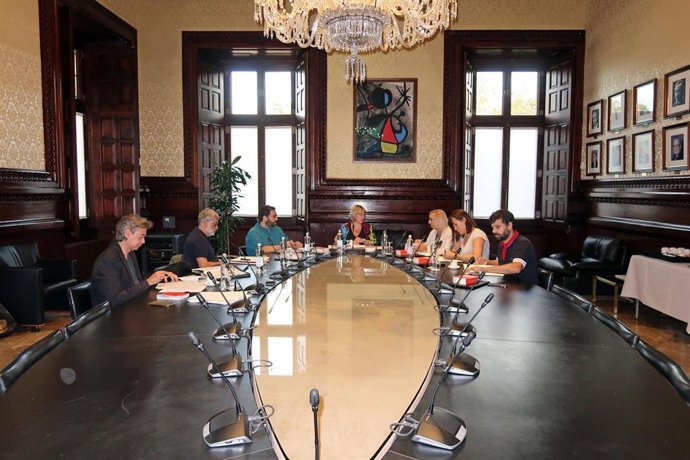 Reunió de la Mesa del Parlament