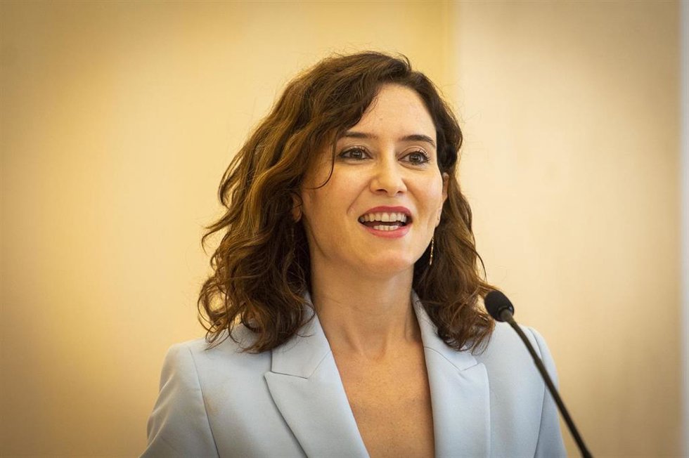 La presidenta de la Comunidad de Madrid, Isabel Díaz Ayuso