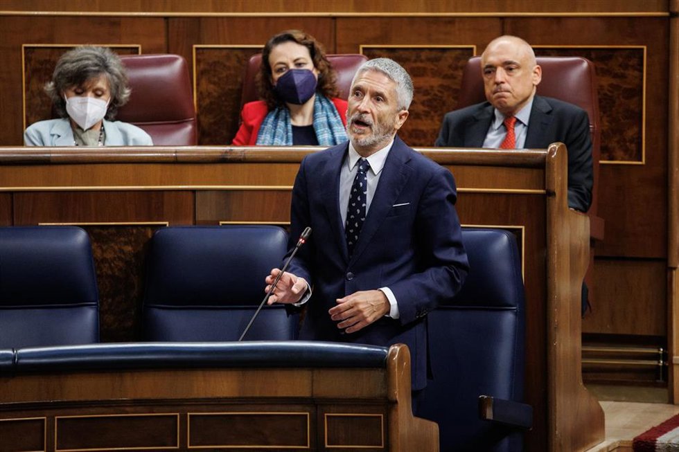 Archivo - El ministro del Interior, Fernando Grande-Marlaska