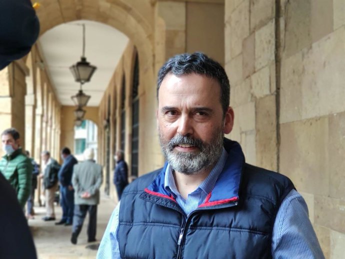 Archivo - El concejal socialista en el Ayuntamiento de Oviedo Ricardo Fernández.