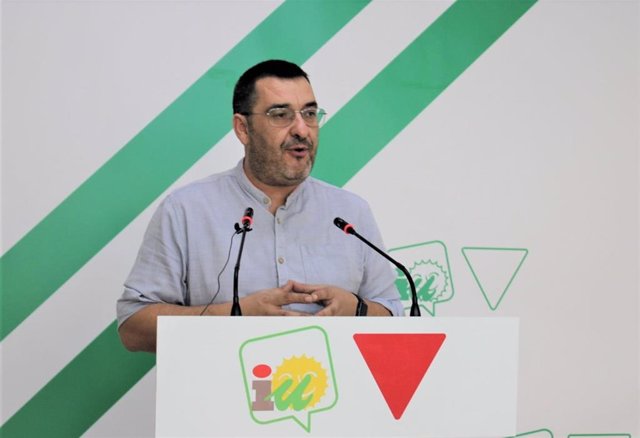 El coordinador provincial de Izquierda Unida Málaga, Guzmán Ahumada