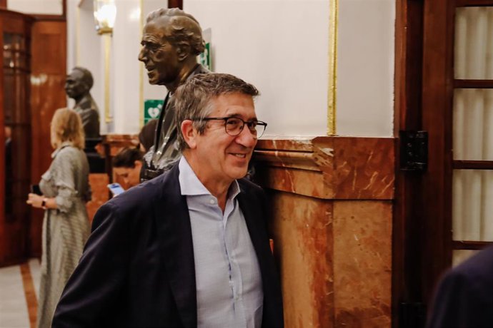 El portavoz del Grupo Parlamentario Socialista en el Congreso de los Diputados, Patxi López.