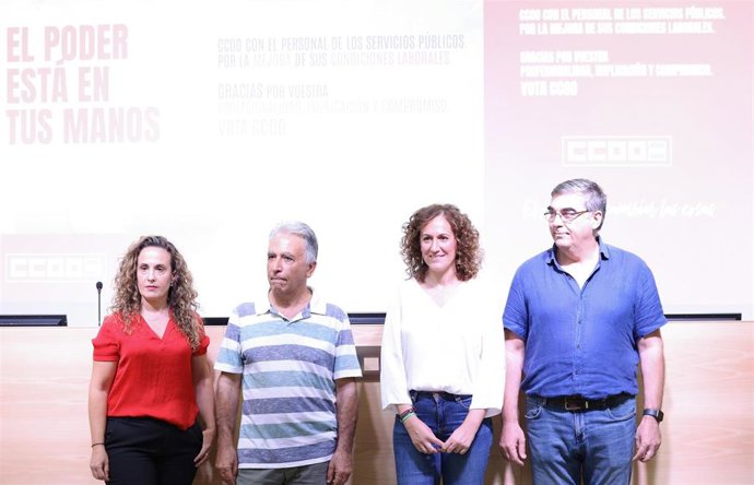 CCOO-A presenta su campaña 'El poder está en tus manos' para poner en valor al personal de los servicios públicos