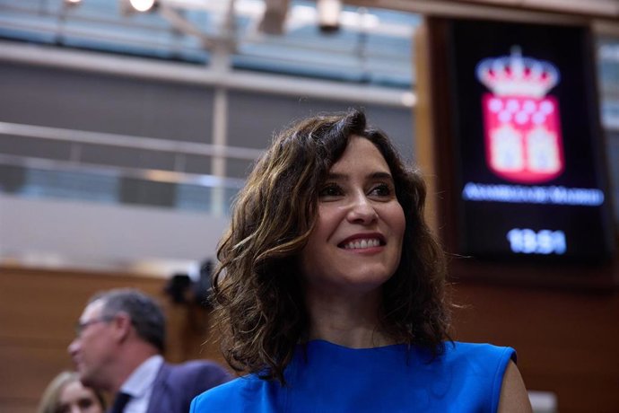 La presidenta de la Comunidad de Madrid, Isabel Díaz Ayuso