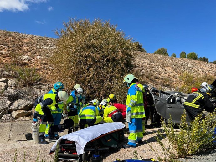Accidente de tráfico en Arganda del Rey