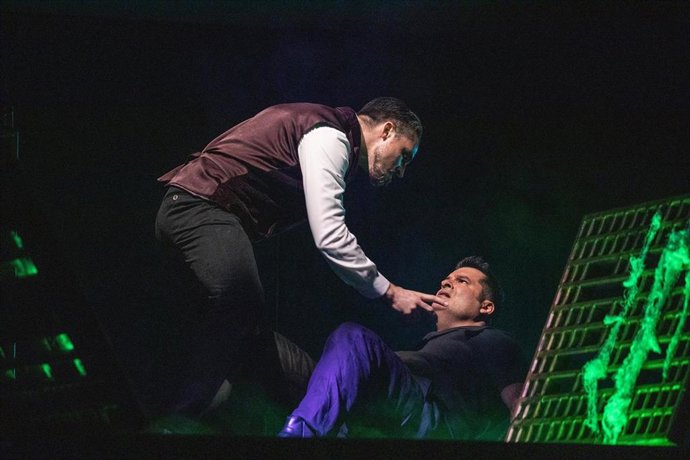 Archivo - Ihor Voievodin Y Juan Antonio Sanabria En Un Ensayo General De 'El Caballero Avaro', Coproducción De La Fundación Juan March Y El Teatro De La Zarzuela.