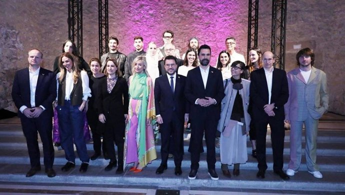Archivo - El president de la Generalitat, Pere Aragons, i el conseller d'Empresa i Treball, Roger Torrent, en l'edició de l'any passat