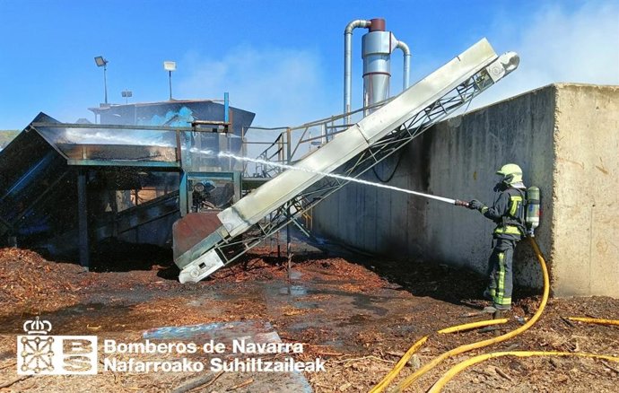 Imagen del incendio.